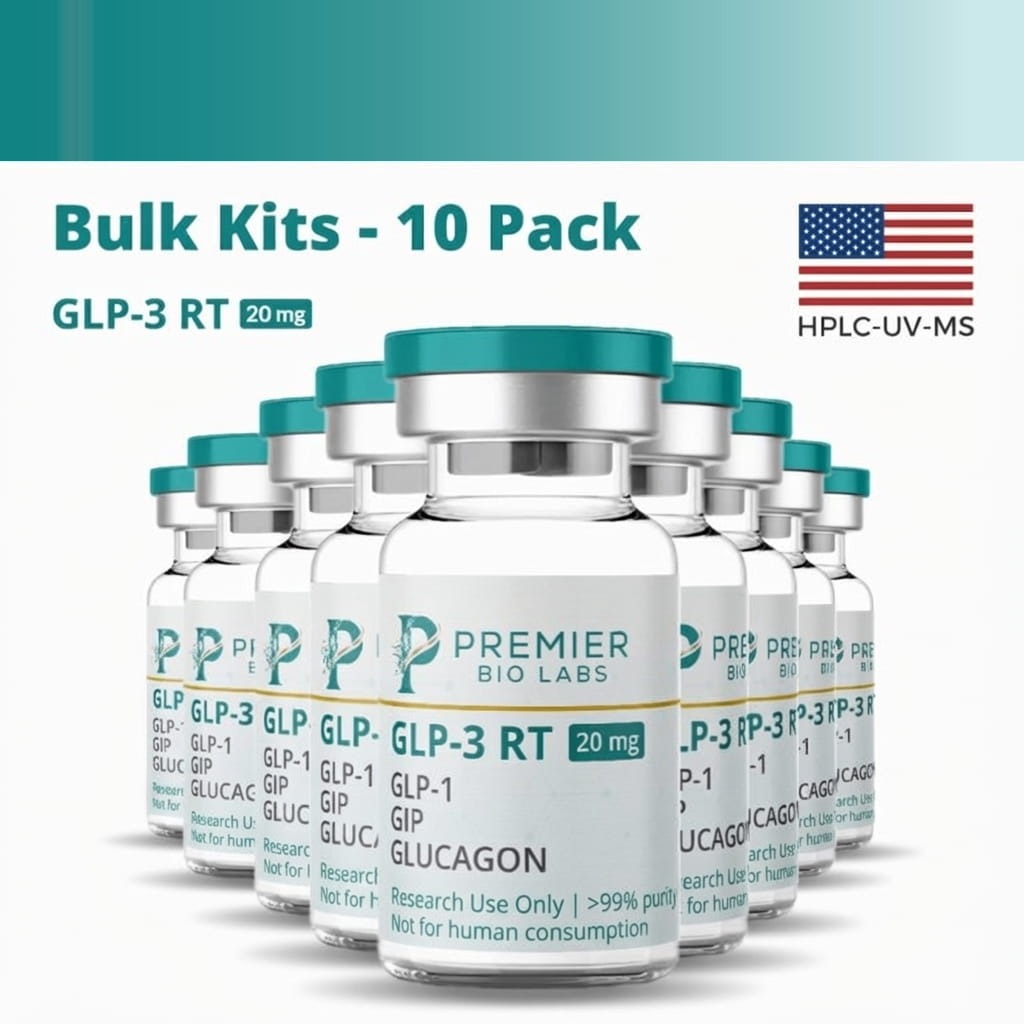 Bulk Kit - GLP-3 Retatrutide 20mg (10 Pack)