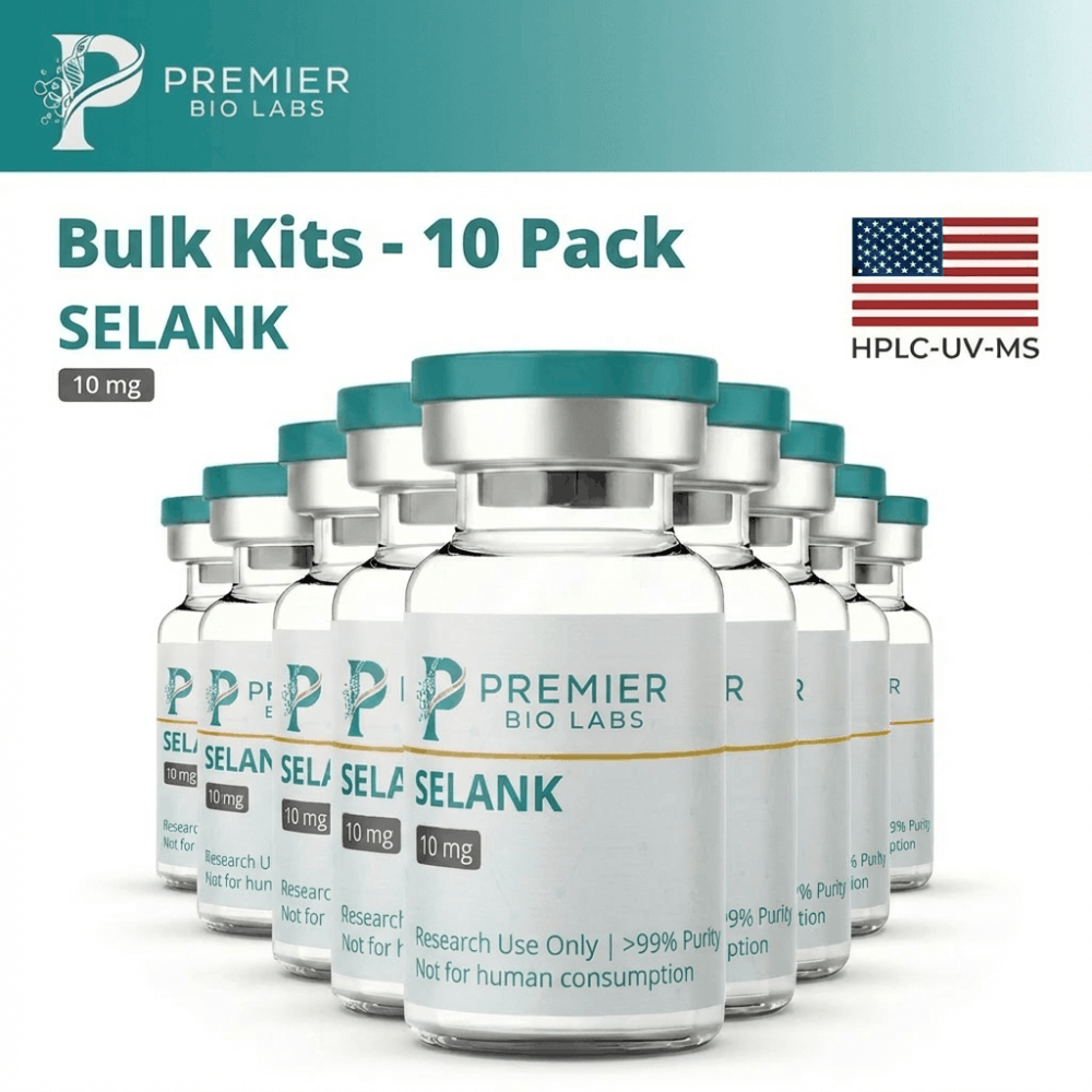 Selank 10mg Bulk Kit – 10 Pack