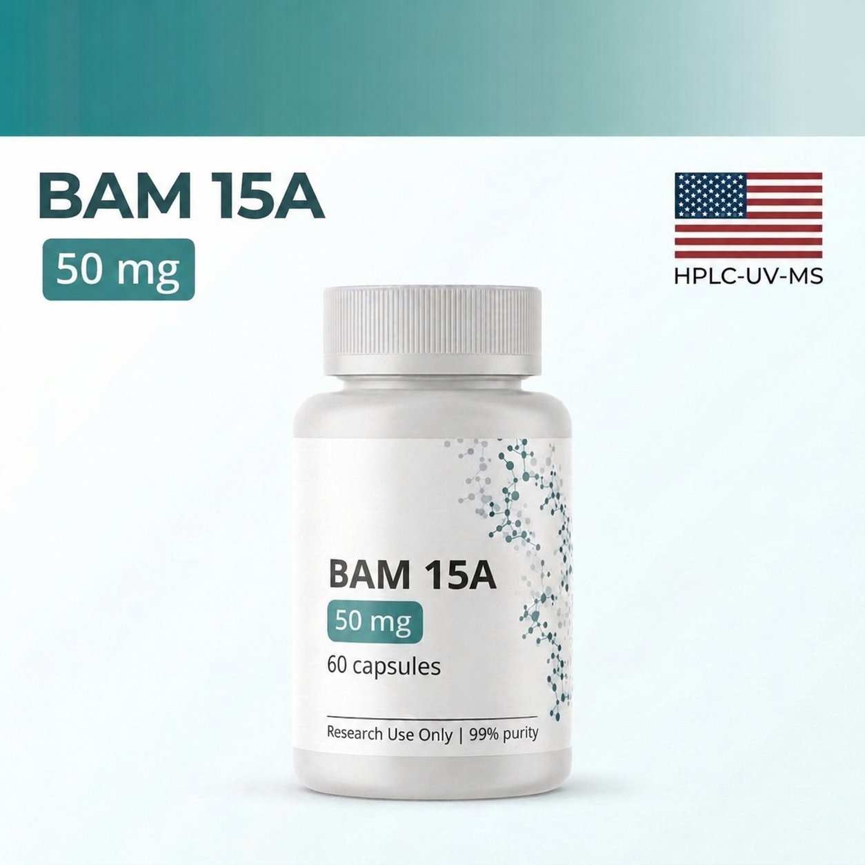 BAM15— 60 Capsules × 50 mg