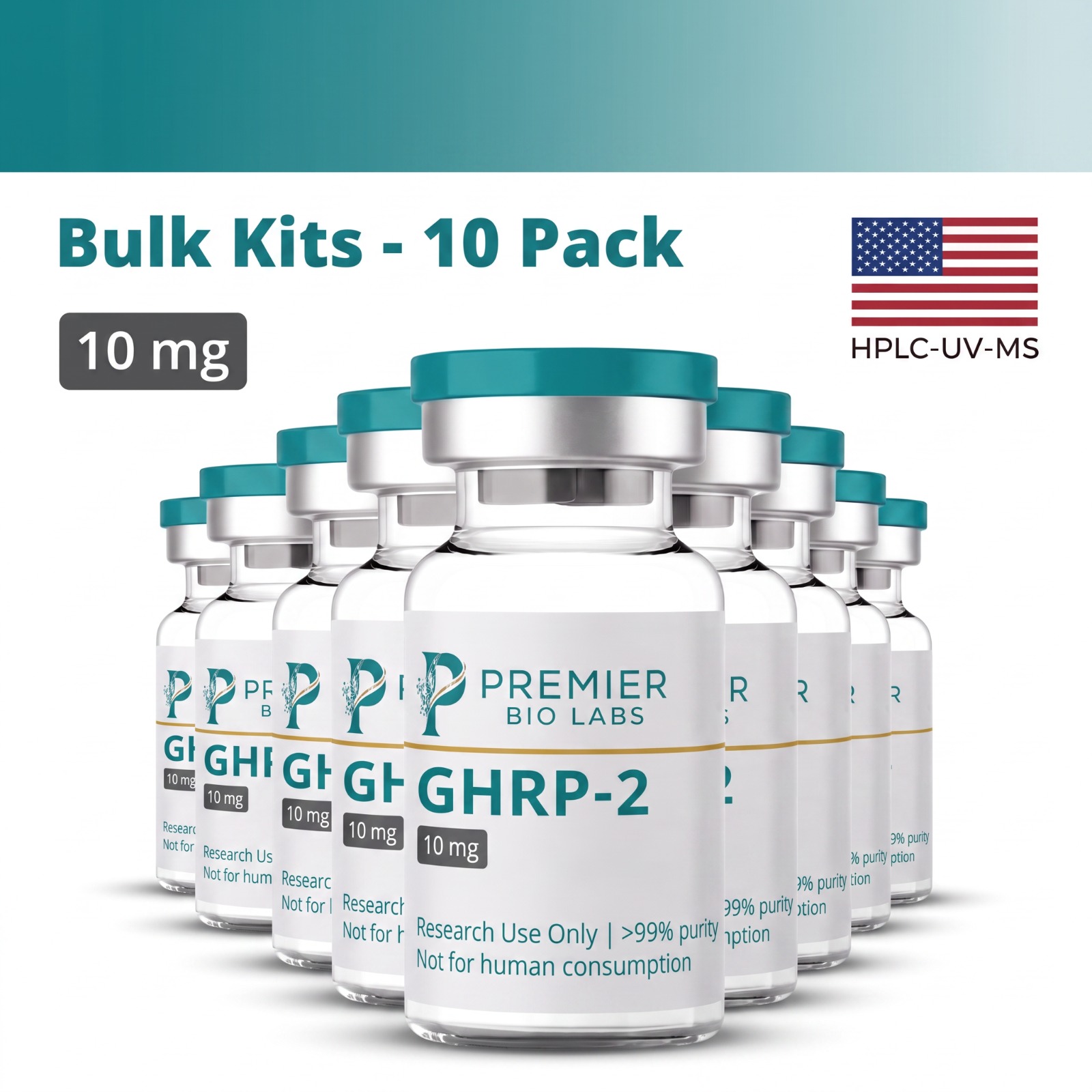 GHRP-2 10mg Bulk Kit – 10 Pack