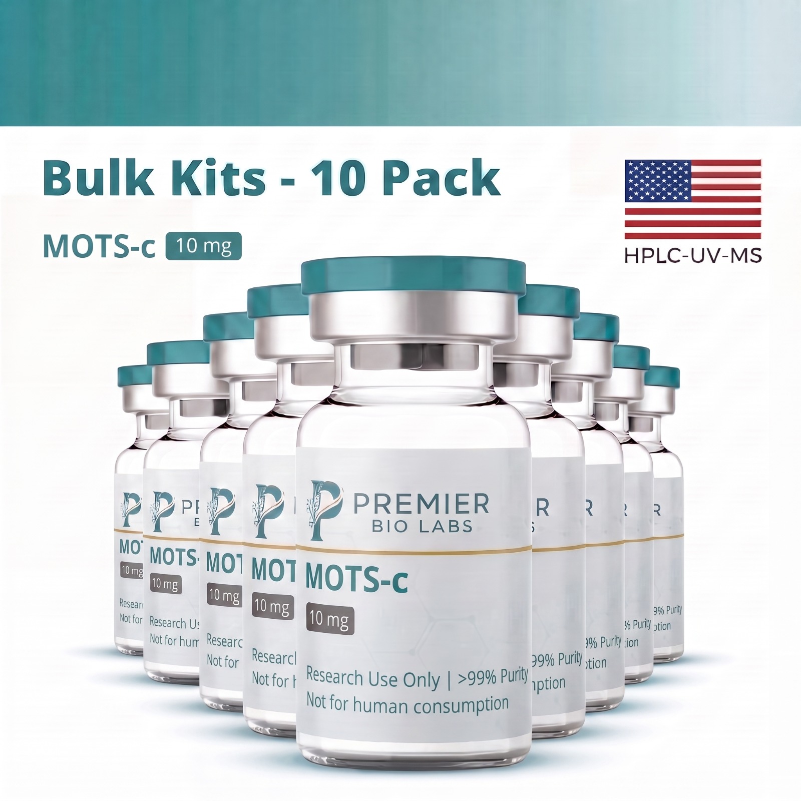 MOTS-c 10mg Bulk Kit – 10 Pack