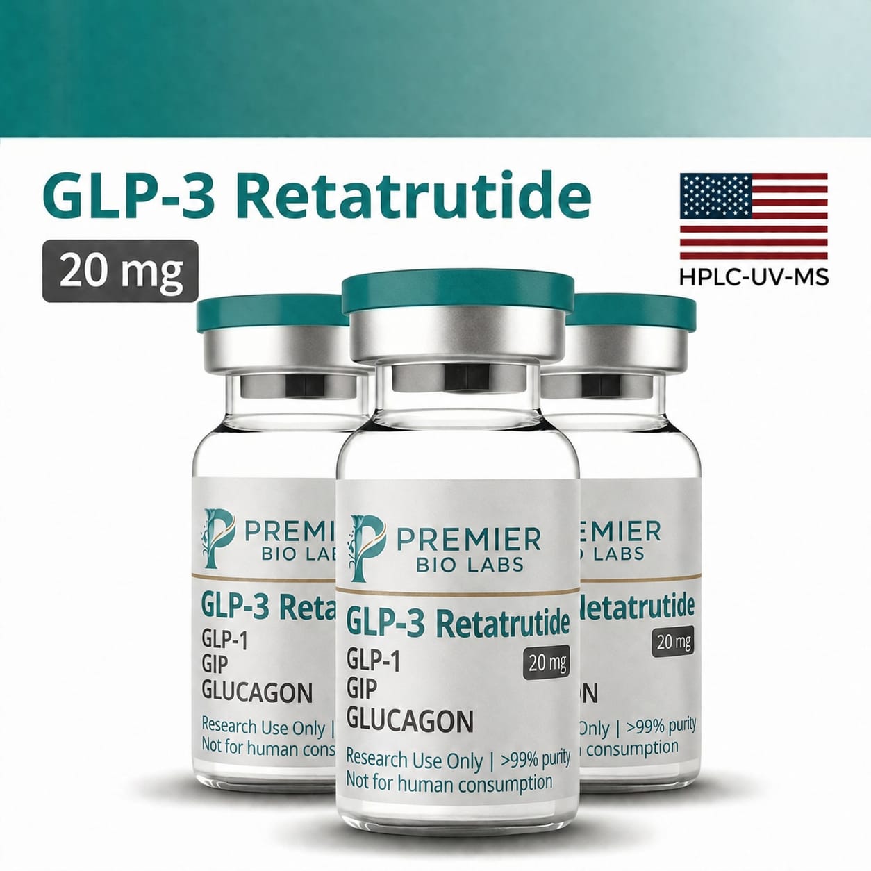 GLP-3 Retatrutide 20mg Bulk Kit – 3 Pack