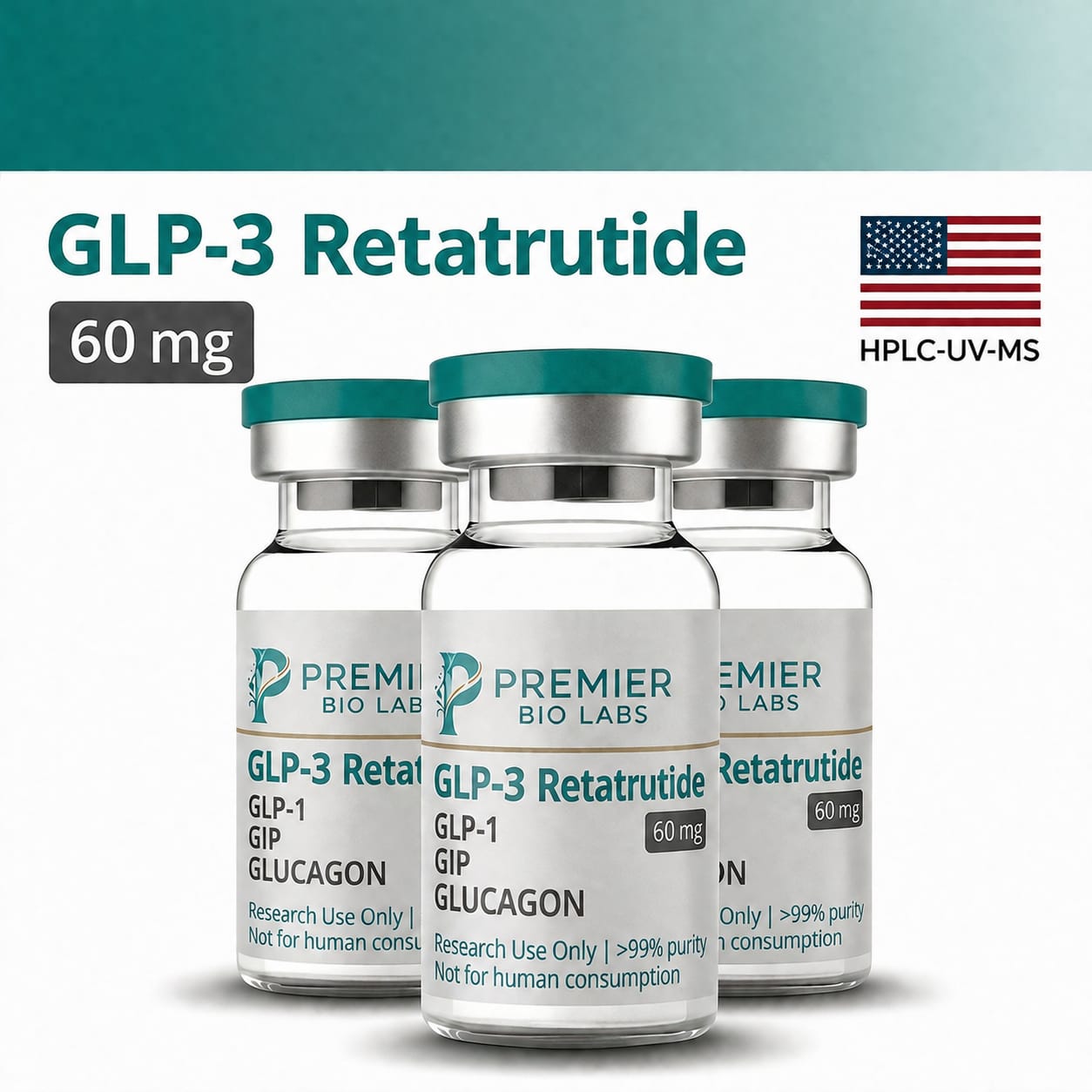 GLP-3 Retatrutide 60mg Bulk Kit – 3 Pack