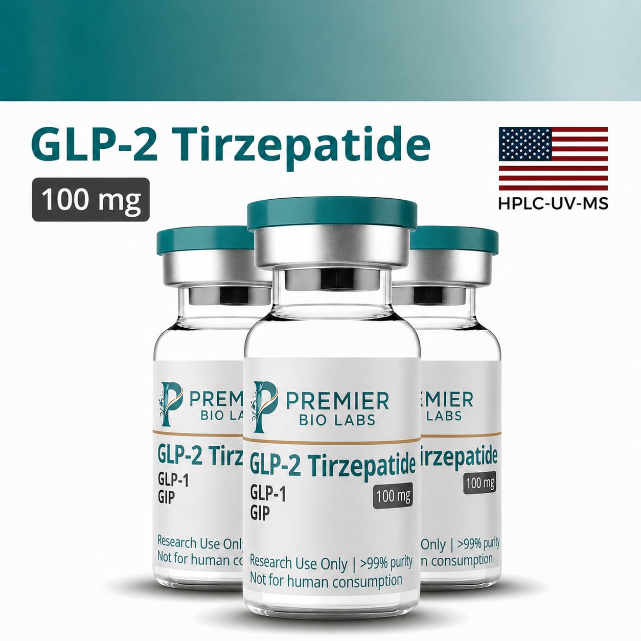 GLP-2 Tirzepatide 100mg Bulk Kit – 3 Pack