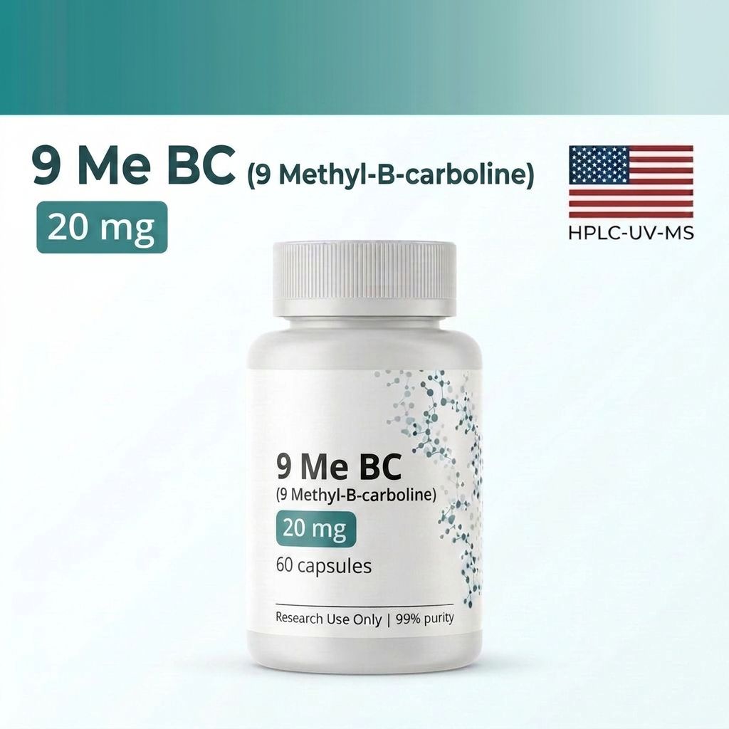 9-Me-BC (9-Methyl-Beta-Carboline) — 60 Capsules × 20 mg