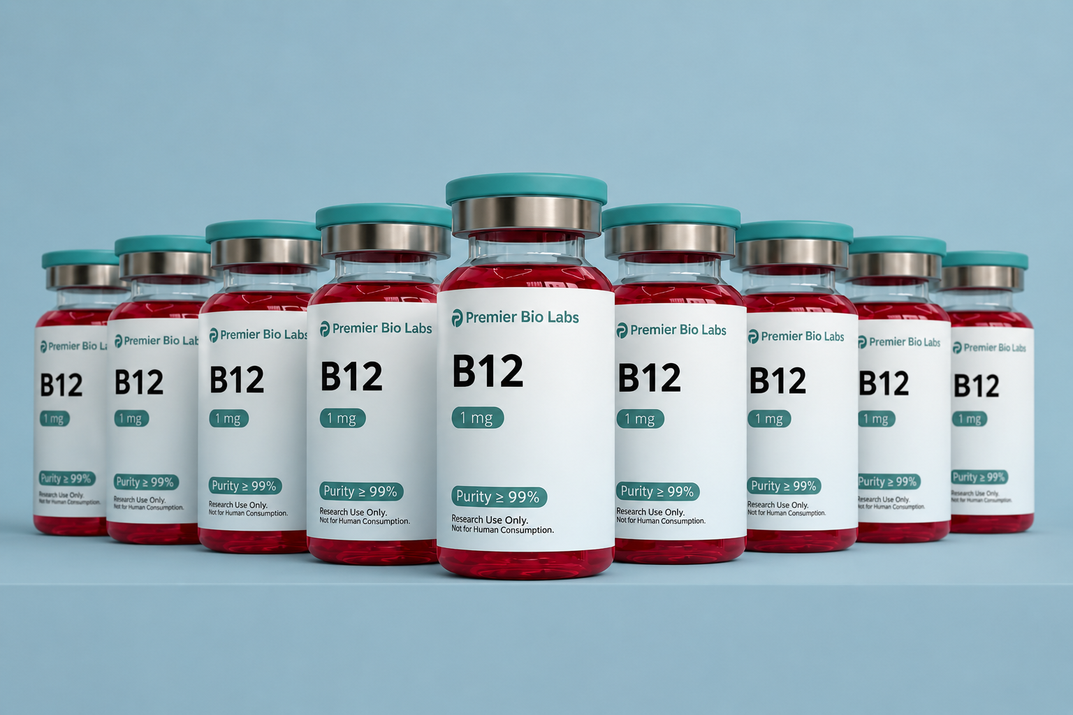 B12 (Methylcobalamin) 1mg Bulk Kit – 10 Pack