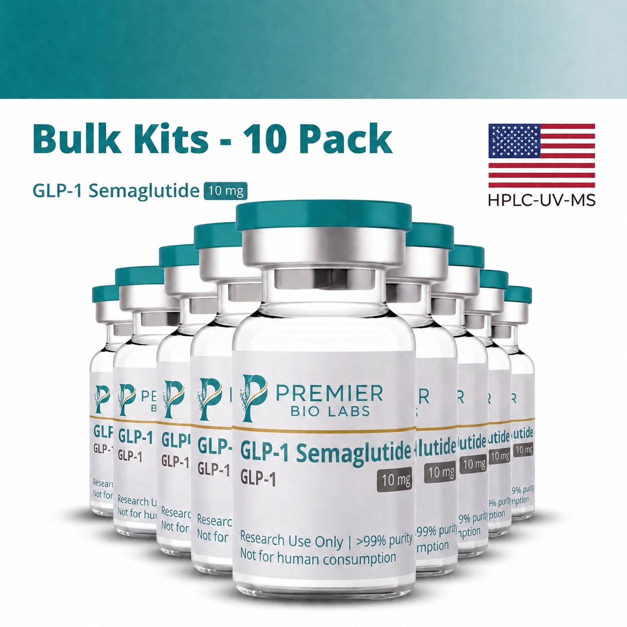 Sermorelin 10mg Bulk Kit – 10 Pack