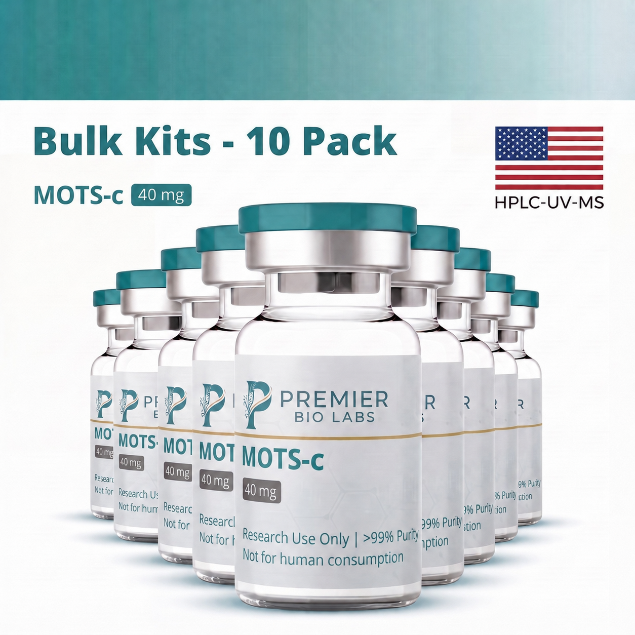 MOTS-c 40mg Bulk Kit – 10 Pack