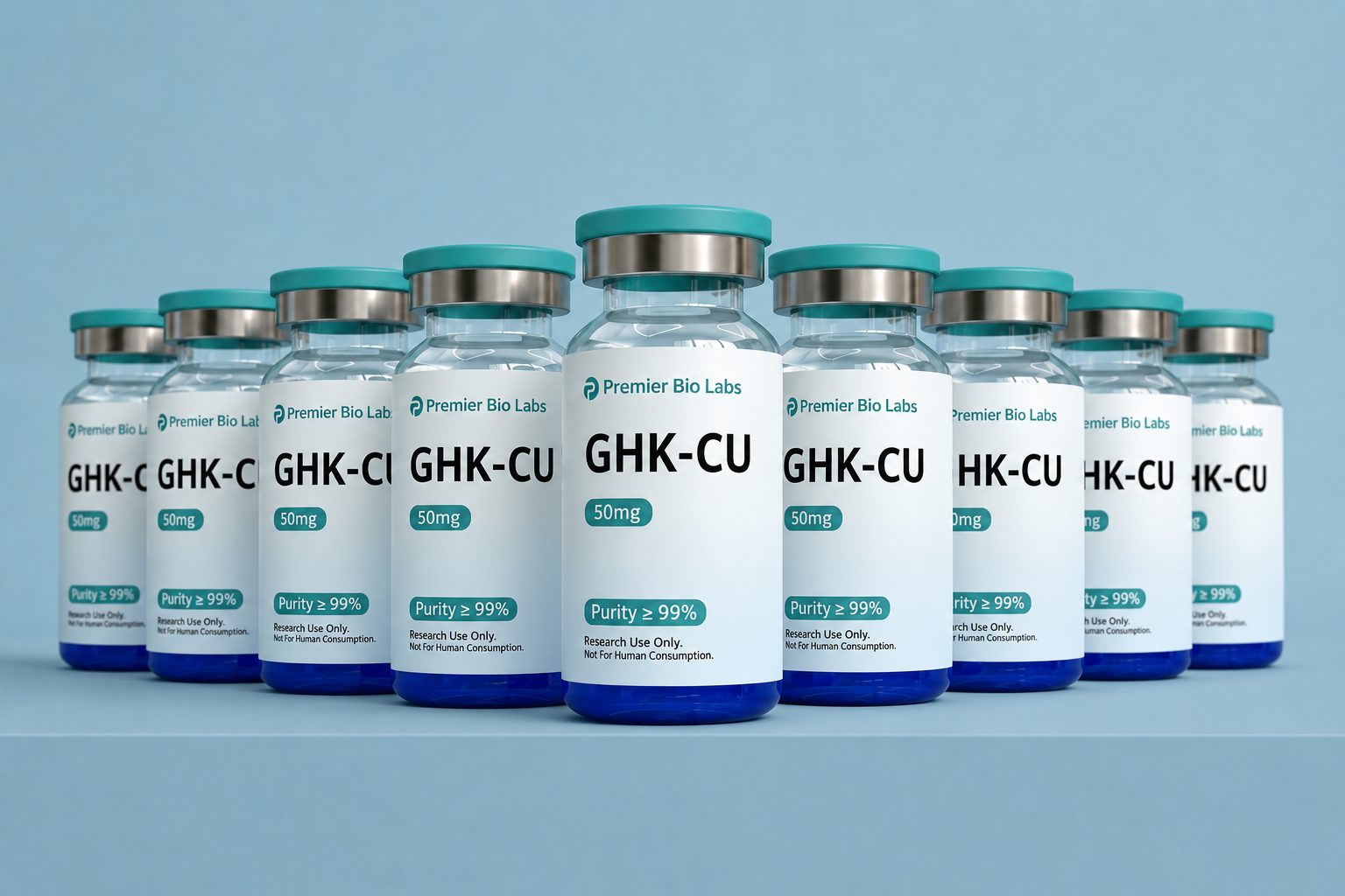 GHK-Cu 50mg Bulk Kit – 10 Pack