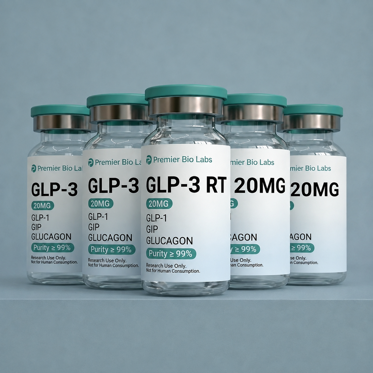 GLP-3 RT 20mg Bulk Kit – 5 Pack