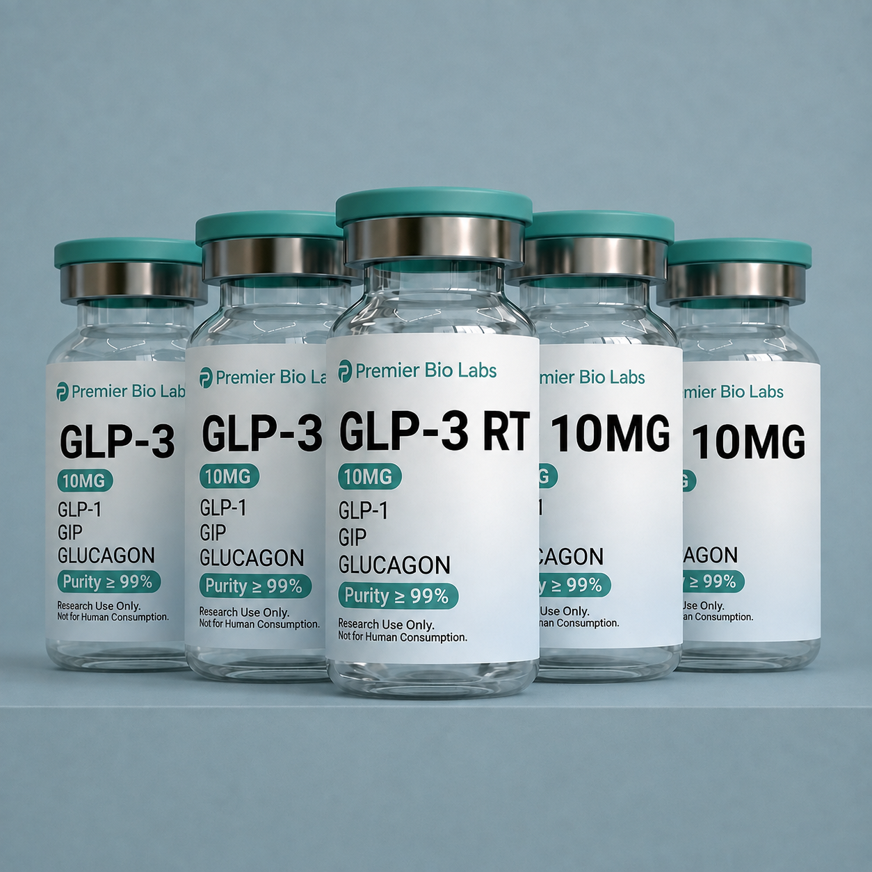 GLP-3 RT 10mg Bulk Kit – 5 Pack