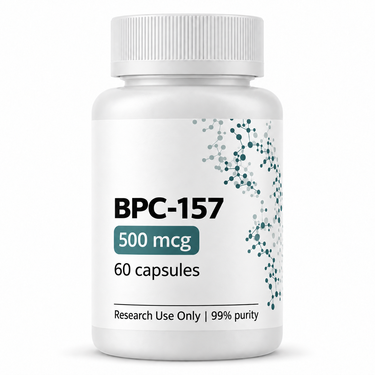 BPC-157  — 60 Capsules x 500 mcg