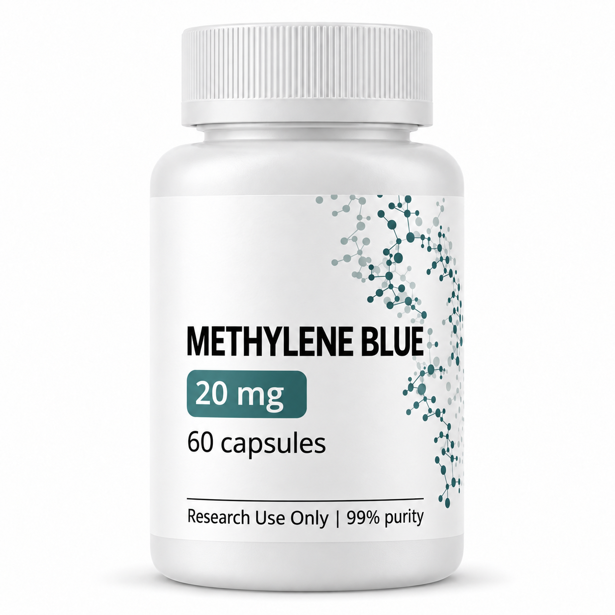 Methylene Blue  — 60 Capsules x 20 mg