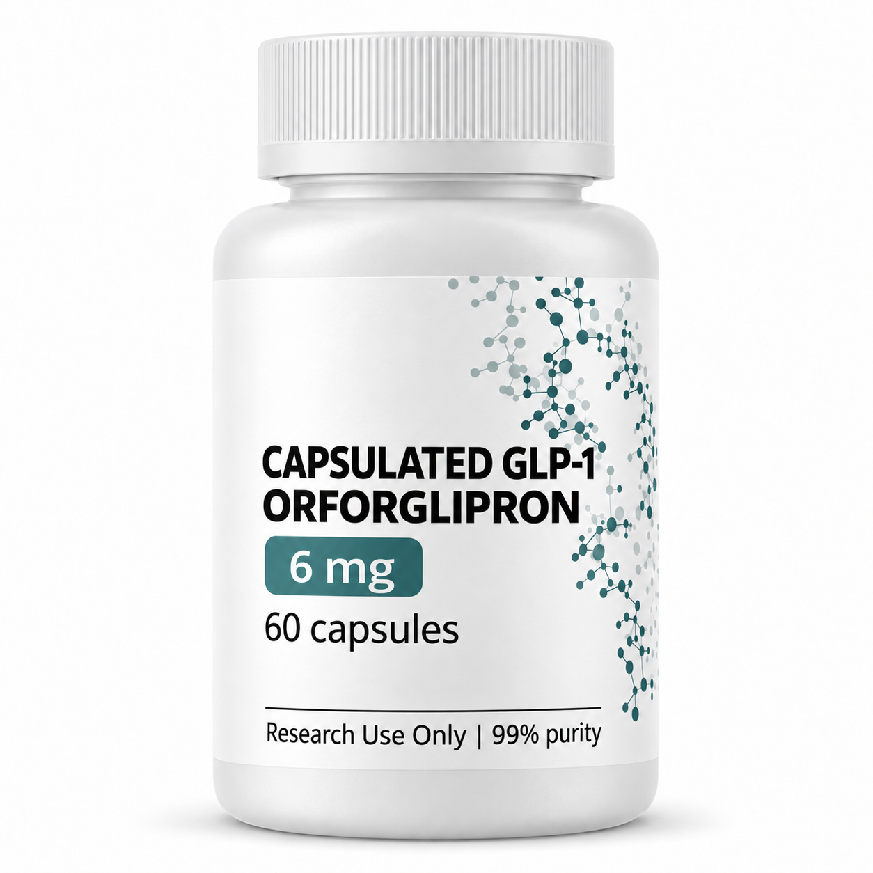 Capsulated GLP-1 Orforglipron — 60 Capsules × 6 mg